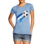 Honduras Football Flag Paint Splat Women's T-Shirt 