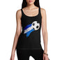 Honduras Football Flag Paint Splat Women's Tank Top