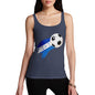 Honduras Football Flag Paint Splat Women's Tank Top