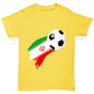 Iran Football Flag Paint Splat Boy's T-Shirt