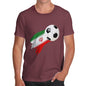 Iran Football Flag Paint Splat Men's T-Shirt