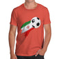 Iran Football Flag Paint Splat Men's T-Shirt