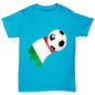 Italy Football Flag Paint Splat Boy's T-Shirt