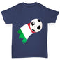 Italy Football Flag Paint Splat Boy's T-Shirt