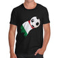 Italy Football Flag Paint Splat Men's T-Shirt