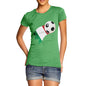 Italy Football Flag Paint Splat Women's T-Shirt 