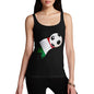 Italy Football Flag Paint Splat Women's Tank Top