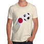 Japan Football Flag Paint Splat Men's T-Shirt