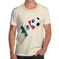 Mexico Football Flag Paint Splat Men's T-Shirt