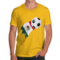 Mexico Football Flag Paint Splat Men's T-Shirt