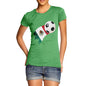 Mexico Football Flag Paint Splat Women's T-Shirt 