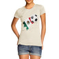 Mexico Football Flag Paint Splat Women's T-Shirt 