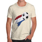 Netherlands Football Flag Paint Splat Men's T-Shirt