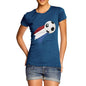 Netherlands Football Flag Paint Splat Women's T-Shirt 