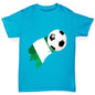 Nigeria Football Flag Paint Splat Boy's T-Shirt