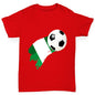 Nigeria Football Flag Paint Splat Boy's T-Shirt