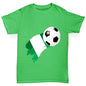 Nigeria Football Flag Paint Splat Girl's T-Shirt 