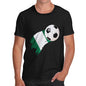 Nigeria Football Flag Paint Splat Men's T-Shirt