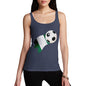 Nigeria Football Flag Paint Splat Women's Tank Top