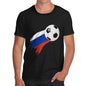 Russia Football Flag Paint Splat Men's T-Shirt