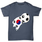 South Korea Football Flag Paint Splat Boy's T-Shirt