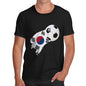 South Korea Football Flag Paint Splat Men's T-Shirt