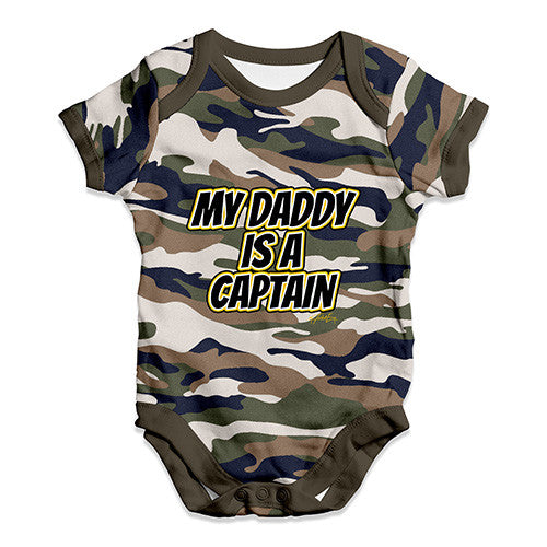 My Daddy Is A Captain Baby Unisex Baby Grow Bodysuit