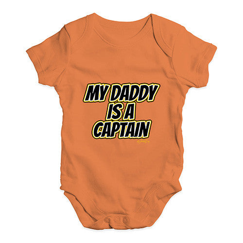 My Daddy Is A Captain Baby Unisex Baby Grow Bodysuit