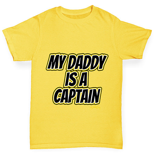 My Daddy Is A Captain Boy's T-Shirt