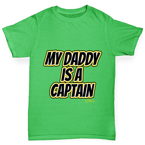 My Daddy Is A Captain Girl's T-Shirt 