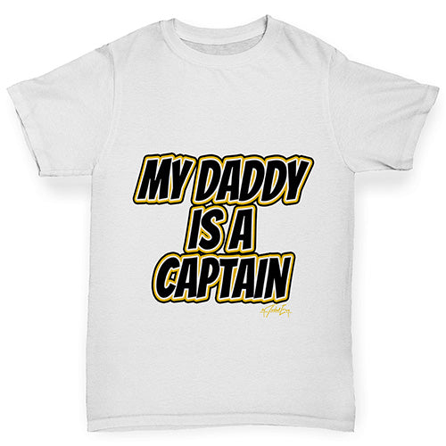 My Daddy Is A Captain Girl's T-Shirt 