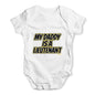 My Daddy Is A Lieutenant Baby Unisex Baby Grow Bodysuit