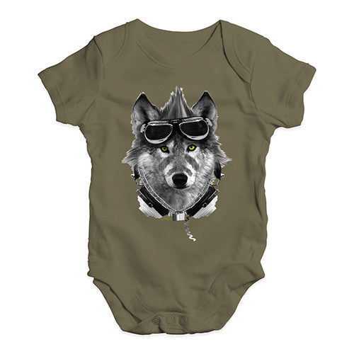 Rave Wolf Baby Unisex Baby Grow Bodysuit