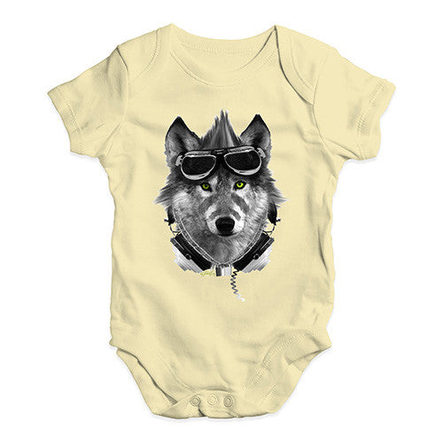 Rave Wolf Baby Unisex Baby Grow Bodysuit