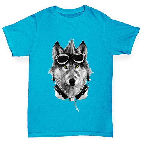 Rave Wolf Boy's T-Shirt