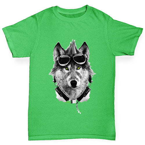 Rave Wolf Boy's T-Shirt