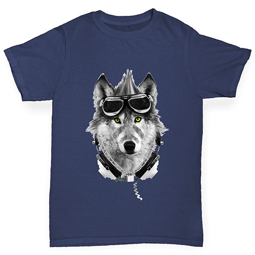 Rave Wolf Boy's T-Shirt