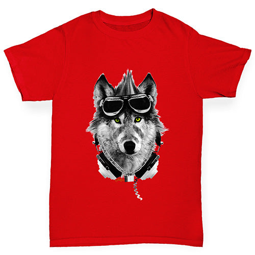 Rave Wolf Boy's T-Shirt