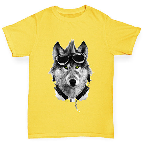 Rave Wolf Boy's T-Shirt
