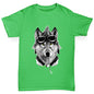 Rave Wolf Girl's T-Shirt 