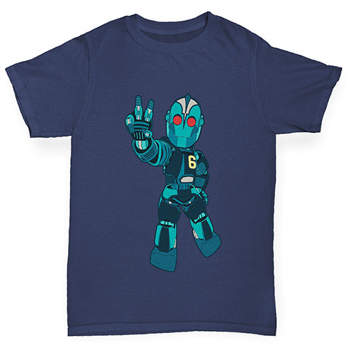 Peace Robot Boy's T-Shirt