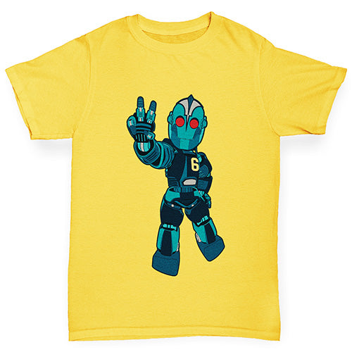 Peace Robot Boy's T-Shirt