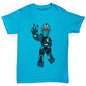 Peace Robot Girl's T-Shirt 