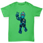 Peace Robot Girl's T-Shirt 