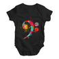 Bass Clef Paint Splats Baby Unisex Baby Grow Bodysuit