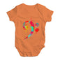 Bass Clef Paint Splats Baby Unisex Baby Grow Bodysuit