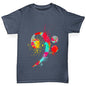 Bass Clef Paint Splats Boy's T-Shirt