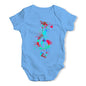 Treble Clef Paint Splats Baby Unisex Baby Grow Bodysuit