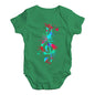 Treble Clef Paint Splats Baby Unisex Baby Grow Bodysuit