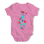 Treble Clef Paint Splats Baby Unisex Baby Grow Bodysuit